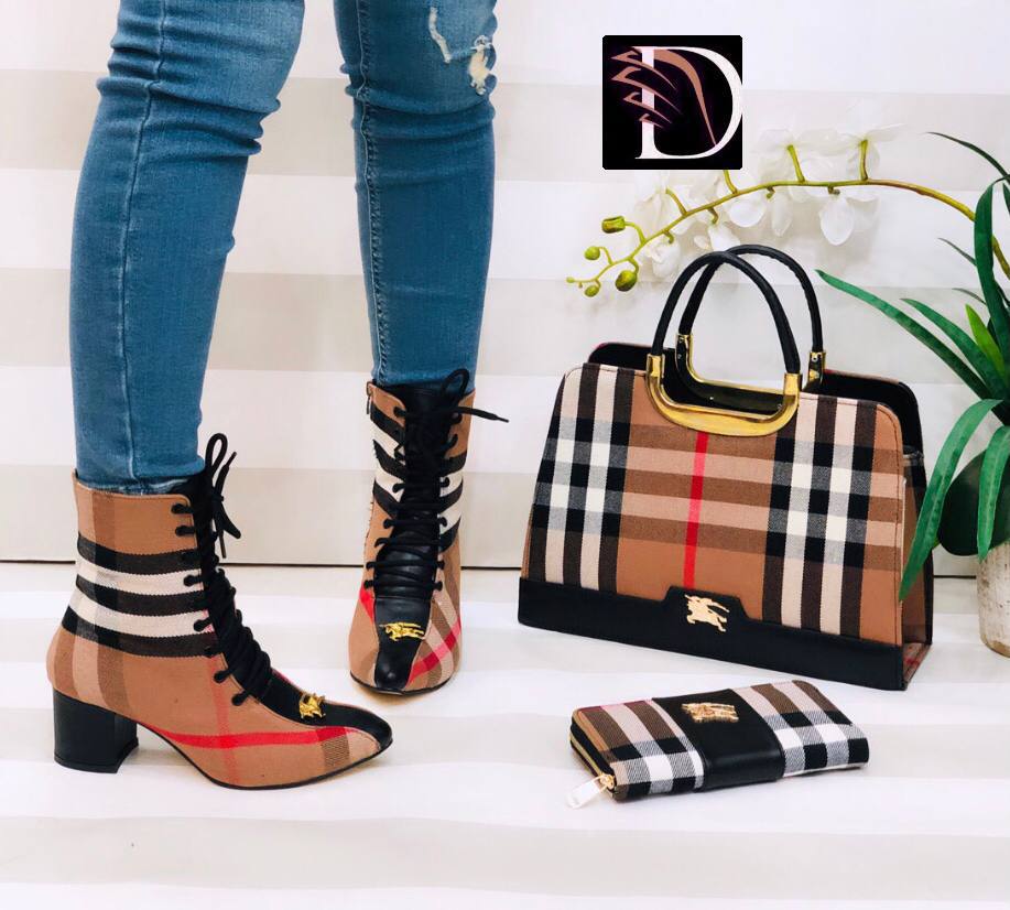 Burberry Bag and Boots SNE167 – PARIHIL COLLECTIONS