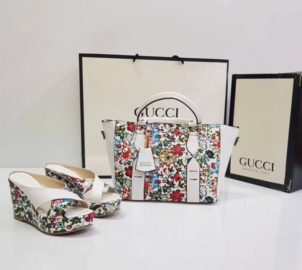 GG Floral Wedge Set