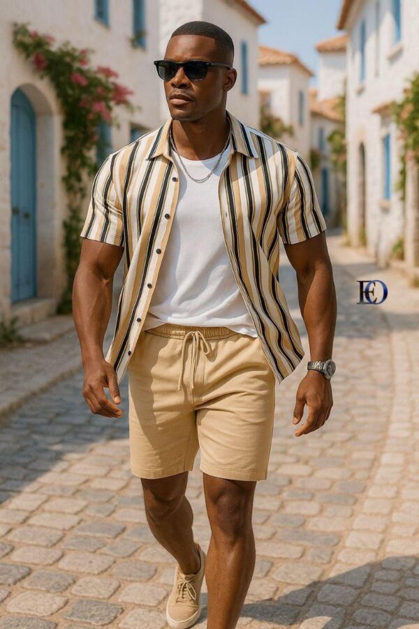 Striped Men 3pcs Set - Image 5