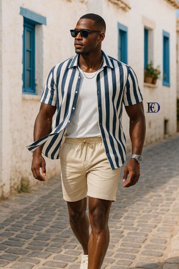 Striped Men 3pcs Set - Image 3