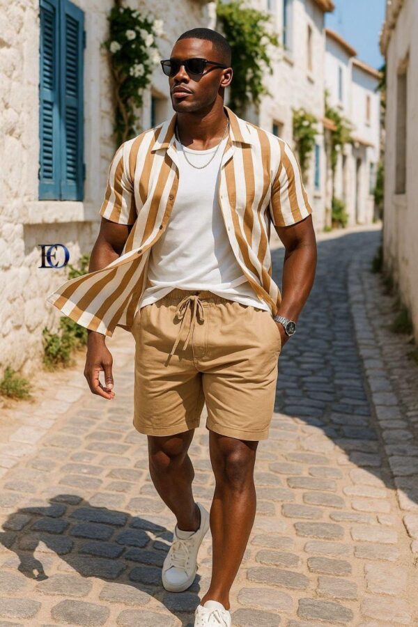 Striped Men 3pcs Set - Image 2