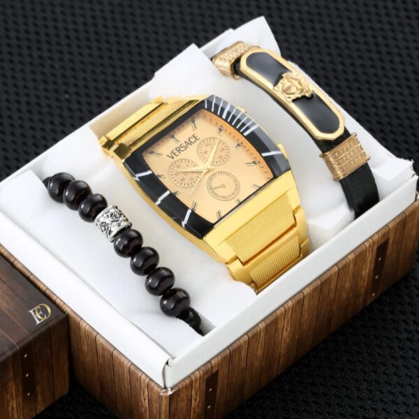 SARCE GOLD MEN WATCH SET