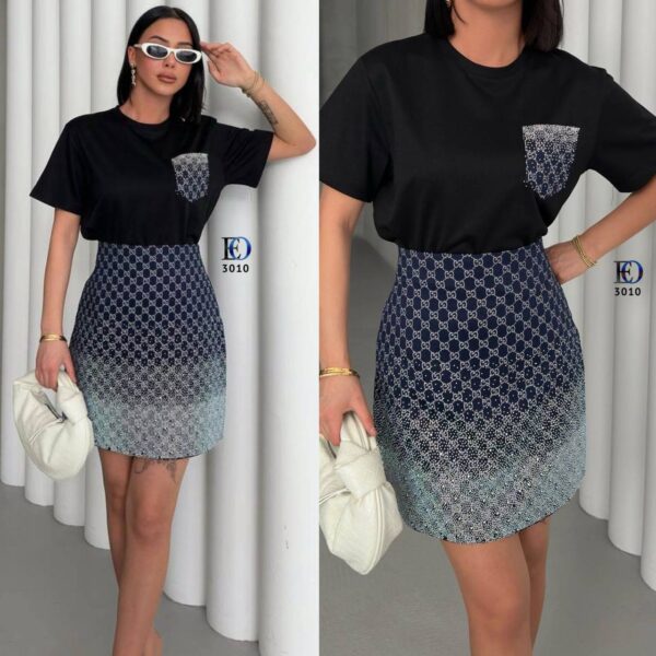 GG Ladies Skirt and T-shirt set - Image 2