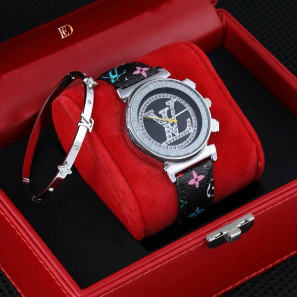 Stainless Watch Bracelet Set - Image 4