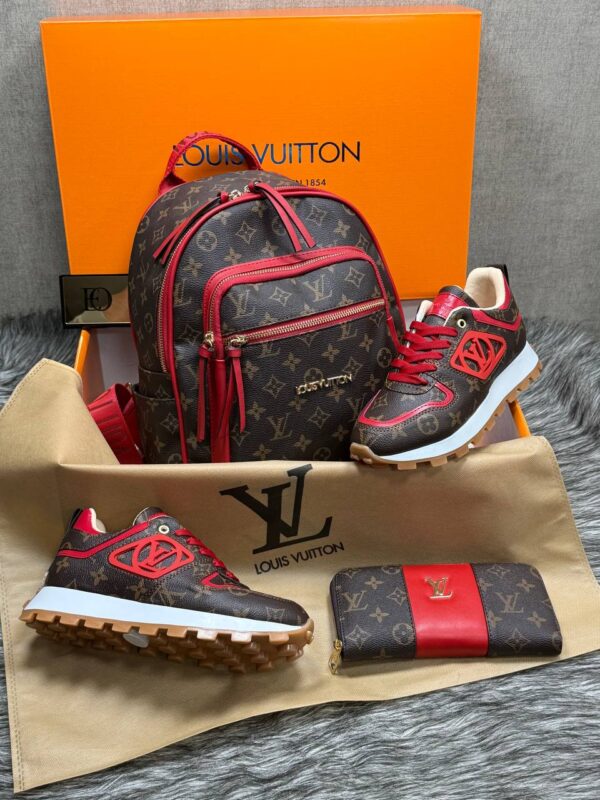 Lv Reddies Backpack Set